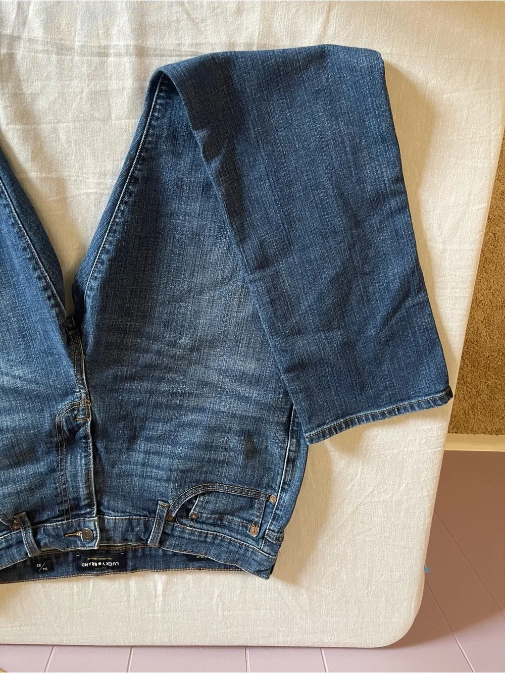 Lucky Brand Blue Denim Jeans - Classic Dark Wash